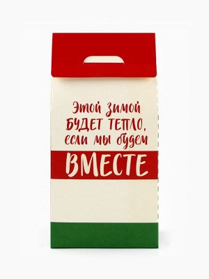 Подарочный набор «Тёплого нового года», чай 50 г, печенье с предсказанием, ежедневник