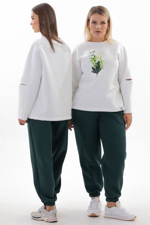 Костюм Костюм Kivviwear 4223433601 экрю-изумруд 
Состав: ПЭ-26%; Хлопок-70%; Эластан-4%;
Сезон: Осень-Зима
Рост: 170

Представляем вам уникальный спортивный костюм, который сочетает в себе стиль и ко