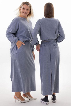 Юбка Юбка Kivviwear 434302 индиго 
Состав: Вискоза-30%; ПЭ-66%; Эластан-2%;
Сезон: Осень-Зима
Рост: 170

Подарите себе ощущение невесомости и комфорта. Длинная юбка из селаника от Kivvi Wear сочетает