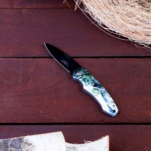 Нож перочинный складной "Волк" 15,6см, клинок 70мм/2,3мм