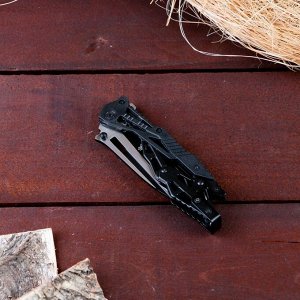 Нож перочинный "Трансформер" складной черный, лезвие 8,5 см, с фиксатором