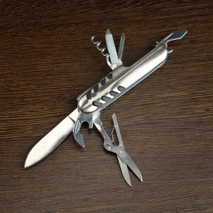 Нож швейцарский Мастер К 7в1 рукоять с насечками