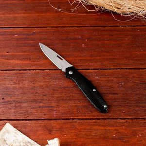 Нож перочинный "Разведчик", лезвие 6,5 см, рукоять металл, без фиксатора, 15,5*2,1 см