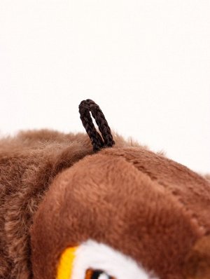 Интерактивная игрушка для животных "Воробей", коричневая