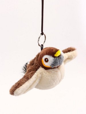 Интерактивная игрушка для животных "Воробей", коричневая