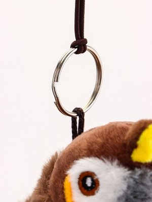 Интерактивная игрушка для животных "Воробей", коричневая