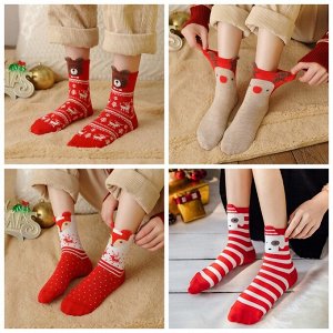 Носочки новогодние 1 пара (Размер 36-39)