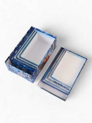 Набор коробок 5 в 1 «С Новым Годом», Холодное сердце, 32.5x20x12.5 - 22x14x8.5 см