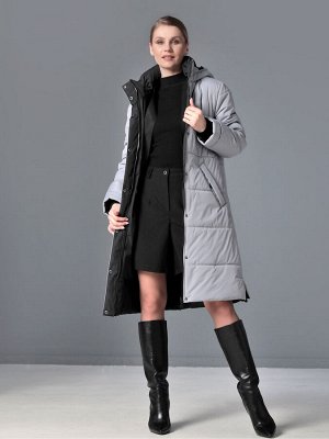 Пальто зимнее цвет серый