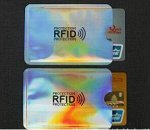 Защитный цветной чехол для банковских карт с надписью, 1 шт