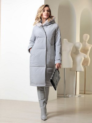 Пальто серый