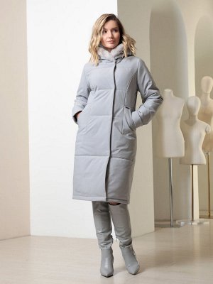 Пальто серый