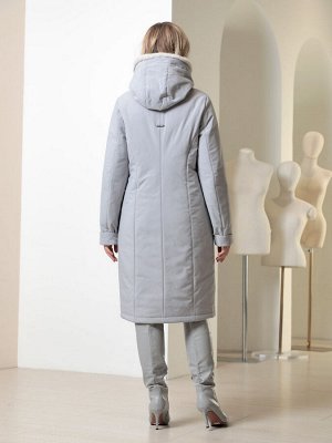 Пальто серый