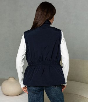 Жилет #КТ6658 (3), тёмно-синий