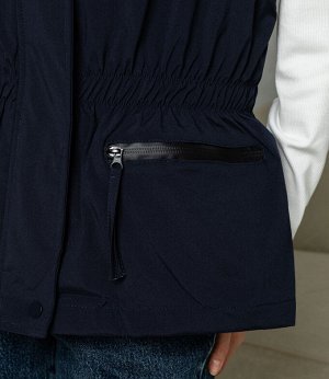 Жилет #КТ6658 (3), тёмно-синий