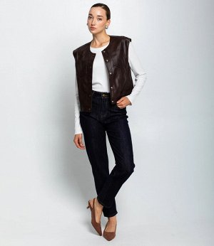 Жилет #КТ619136, шоколадный