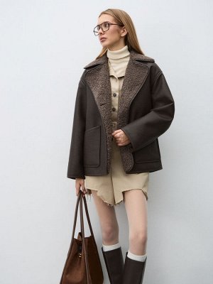 Женская дубленка  MAISON DAVID