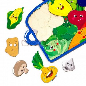 WoodLand Toys Пазл-головоломка «Кастрюля с овощами», 137105