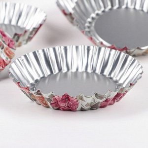 Набор форм для выпечки Доляна «Подсолнух. Розарий», 10*2,5 см, 6 шт