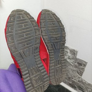 Кроссы на платформе красные женские