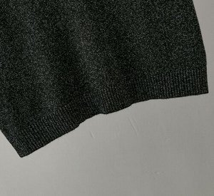 Футболка трикотажной вязки с добавлением люрекса, бордо