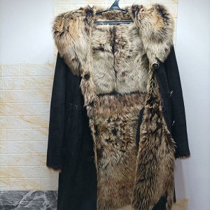 Дубленка натуральная кожа, натуральный мех