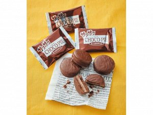 Пирожное Чоко Пай Crispy хрустящее и насыщенное шоколадом, Lotte 110,4г