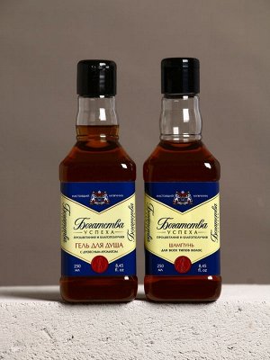 Подарочный набор «Богатства»: гель для душа, шампунь для волос, мочалка для тела, Чистое счастье