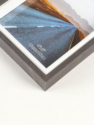 Фоторамка-коллаж на 4 фото 10x15 см «День и ночь», МДФ, стекло, 28.5x28.5x2.2 см