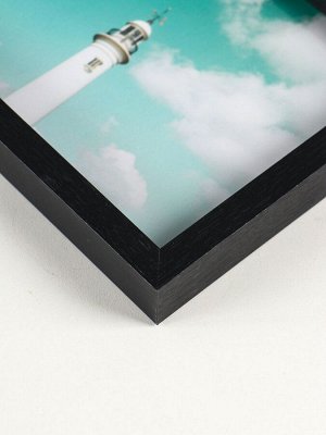 Фоторамка-коллаж на 6 фото 10x15 см, 13x18 см, 15x20 см «Воспоминания», МДФ, стекло, чёрная, 51x31.5x2.2 см