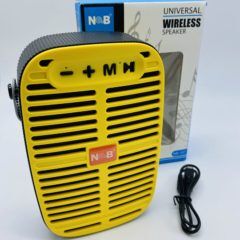 Аудиоколонка NRB желтая : Bluetooth, MicroSD, USB, AUX (кабель питания в комплекте)