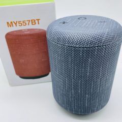 Аудиоколонка “MY 557” (серая) : Bluetooth, MicroSD, USB, AUX (кабель питания и AUX- в комплекте)