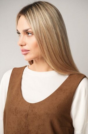 Женское офисное платье - сарафан