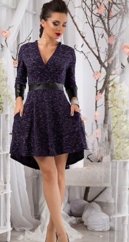 Платье, цвет: фиолетовый