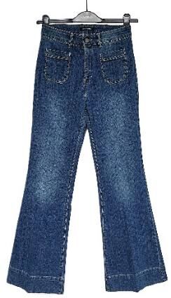 ДЖИНСЫ JEANS FLARE CON TASCHINE / 98%CO 2%EA