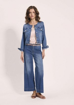 ДЖИНСЫ JEANS CROPPED / 98%CO 2%EA