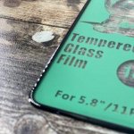 НОВИНКА! Защитное стекло IPHONE 11 PRO/X/XS 18D (ВЫСОКИЙ БОРТ ПО КРАЮ ,полная проклейка )