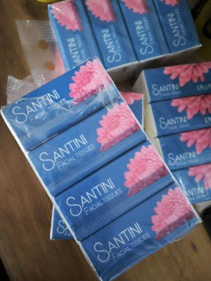 Уценка! Салфетки бумажные четырехслойные с ароматом чайной хризантемы 100шт. ( 4 уп)