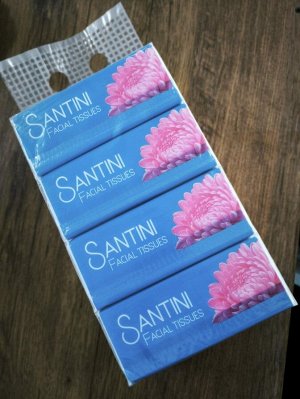 Уценка! Салфетки бумажные четырехслойные с ароматом чайной хризантемы 100шт. ( 4 уп)