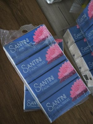 Уценка! Салфетки бумажные четырехслойные с ароматом чайной хризантемы 100шт. ( 4 уп)