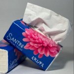 Уценка! Салфетки бумажные четырехслойные с ароматом чайной хризантемы 100шт.