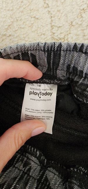 Джинсы на флисе на мальчика