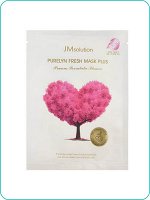 JMSolution Purelyn Fresh Mask Cherry Blossom Освежающая тканевая маска с экстрактом вишни Ю. Корея