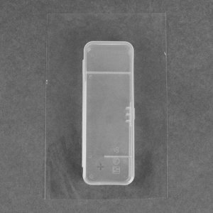 Органайзер для хранения бритвы, с крышкой, 15 - 5 - 3 см, цвет прозрачный