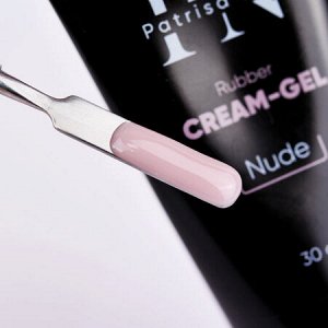 Patrisa Nail, Гель моделирующий Rubber cream-gel nude (розово-бежевый), 30 гр