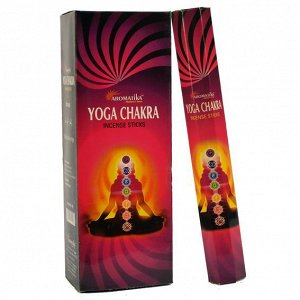 6-гр. благовония Yoga Chakra ЙОГА ЧАКРА блок 6 шт.