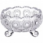 КОНФЕТНИЦА &quot;MUZA CRYSTAL&quot; ДИАМЕТР=11 СМ. ВЫСОТА=7 СМ. (КОР=36ШТ.)