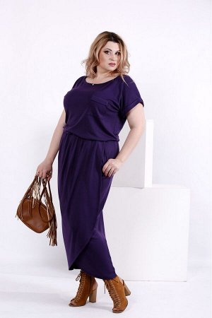Стильное фиолетовое платье | 0839-2