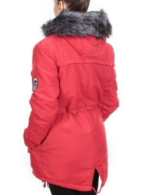 533 RED Куртка парка зимняя женская KSV (100 гр. тинсулейт + искусственный мех)
