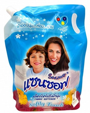 Кондиционер для белья Свежесть и чистота, м/уп SANZOFT FABRIC SOFTENER SOFTLY TOUCH, 1800мл
